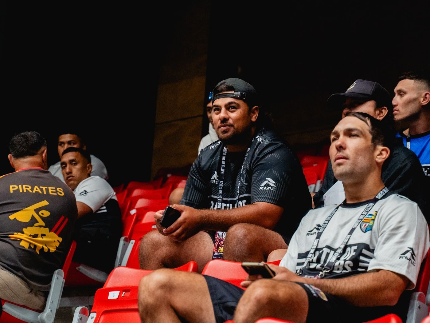 Club supporters in the stands